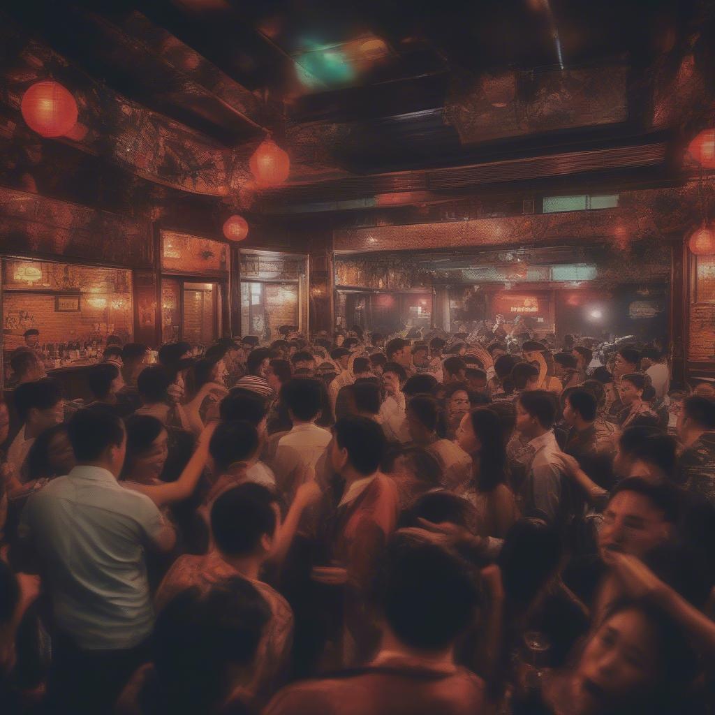 Âm nhạc sôi động tại quán bar Hà Nội