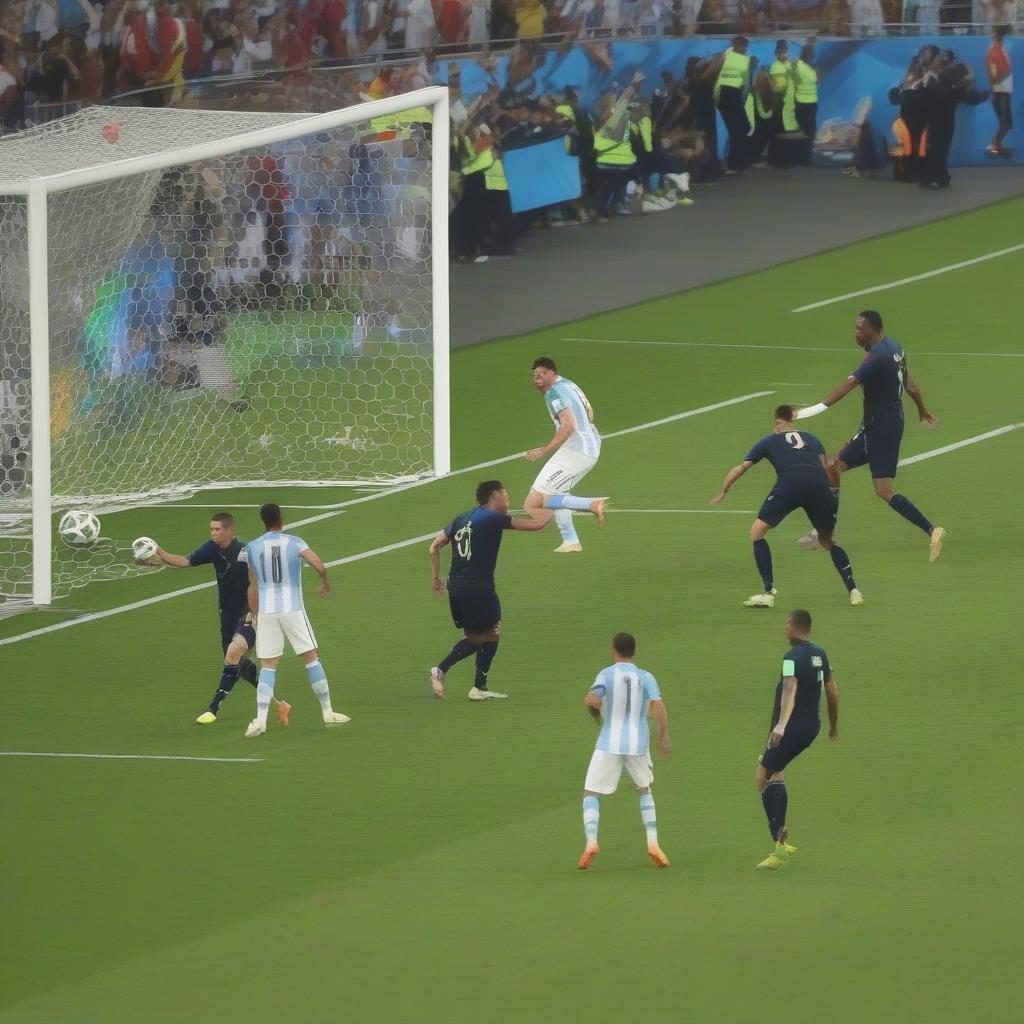 Trận đấu Argentina vs Pháp World Cup 2018