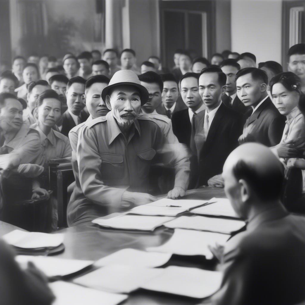 Bác Hồ và các quan chức