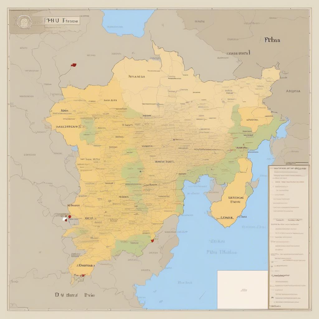 Bản đồ hành chính Phú Thọ