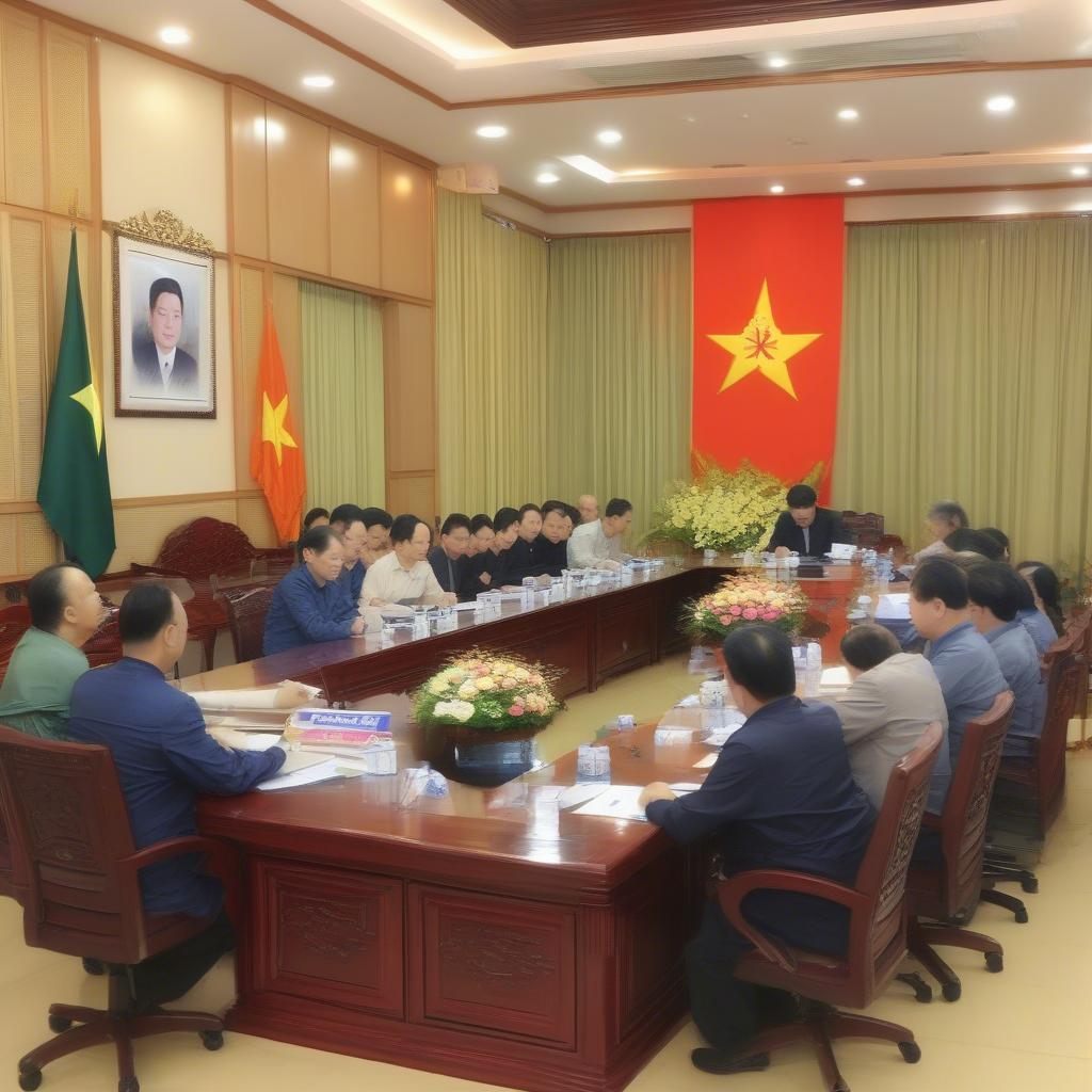 Ban Thường vụ Tỉnh ủy Khánh Hòa làm việc
