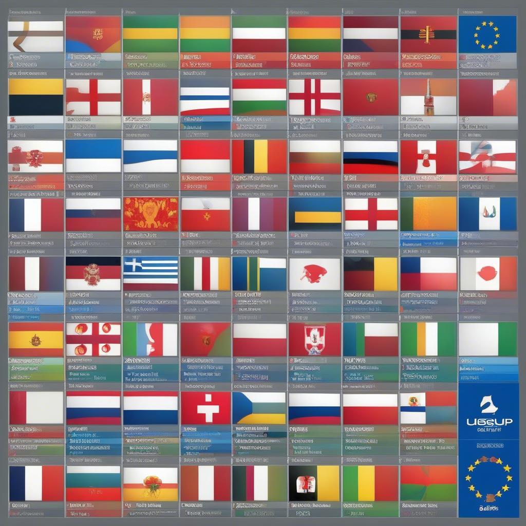 Bảng đấu Euro 2020