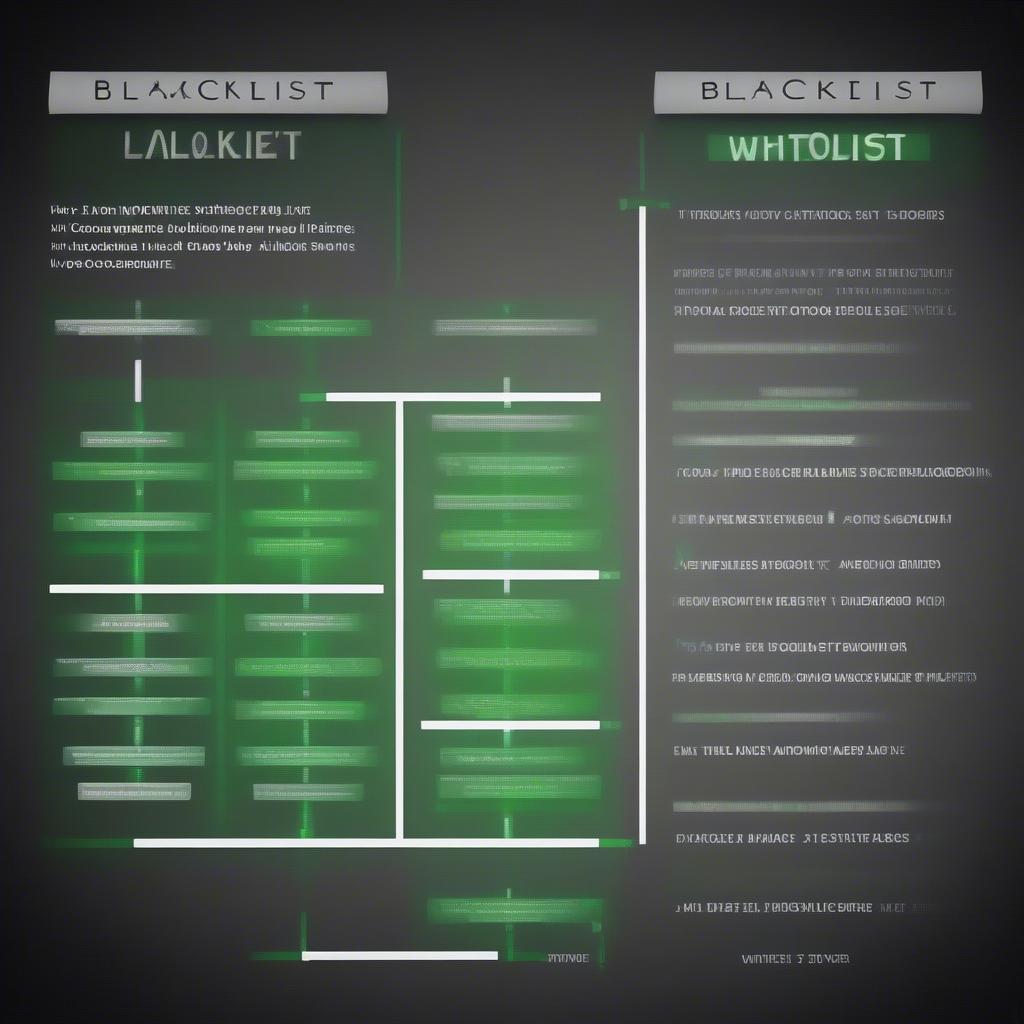 Blacklist và Whitelist