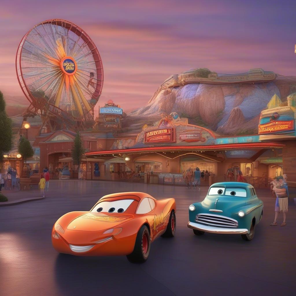 California Adventure Park với các khu vực theo chủ đề độc đáo