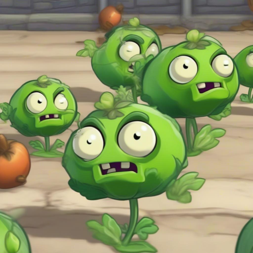 Cây tấn công cận chiến trong Plants vs Zombies 2 1.3