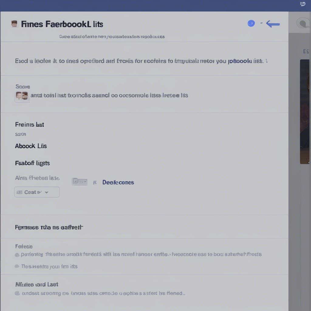Chỉnh sửa danh sách bạn bè trên Facebook