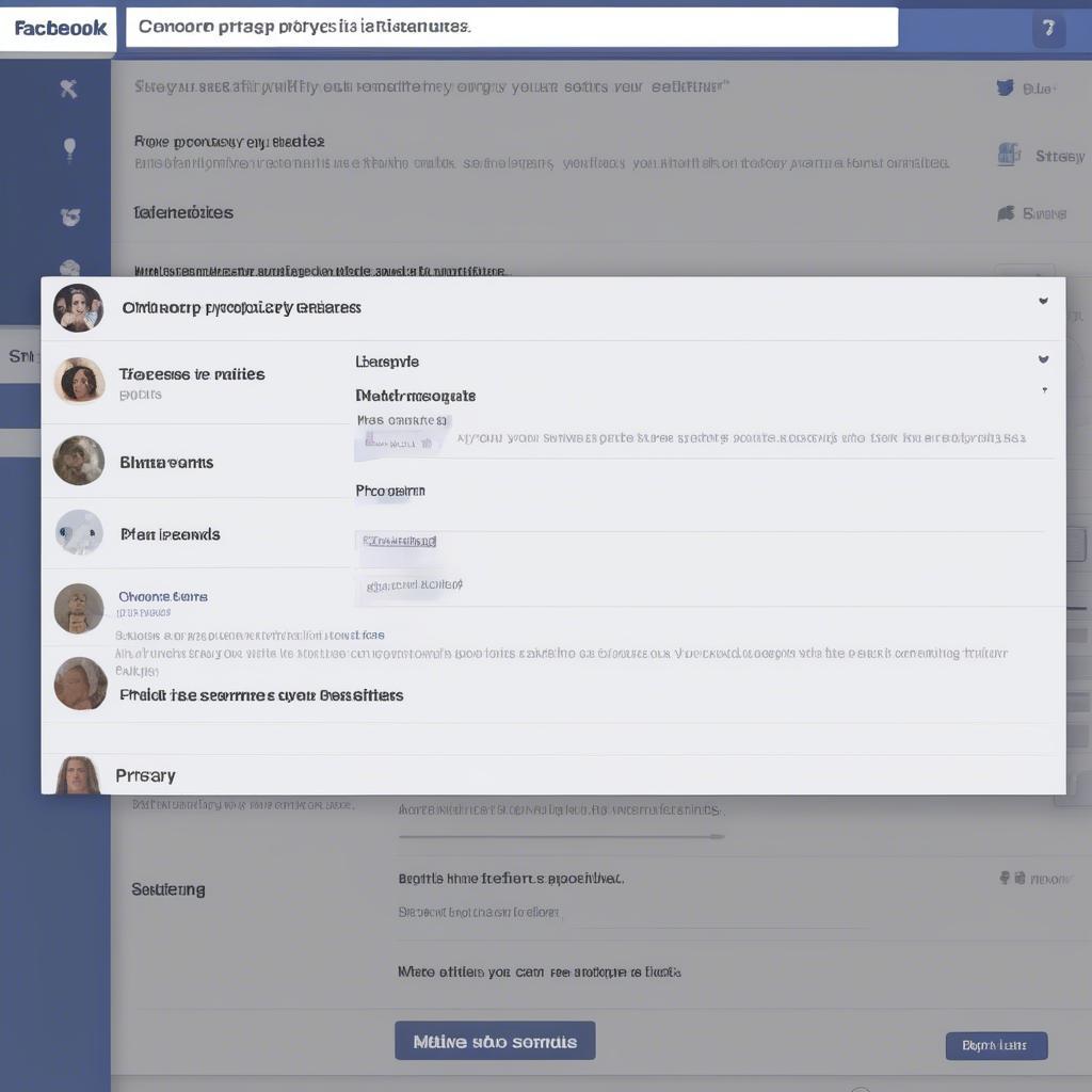 Chỉnh sửa quyền riêng tư Facebook