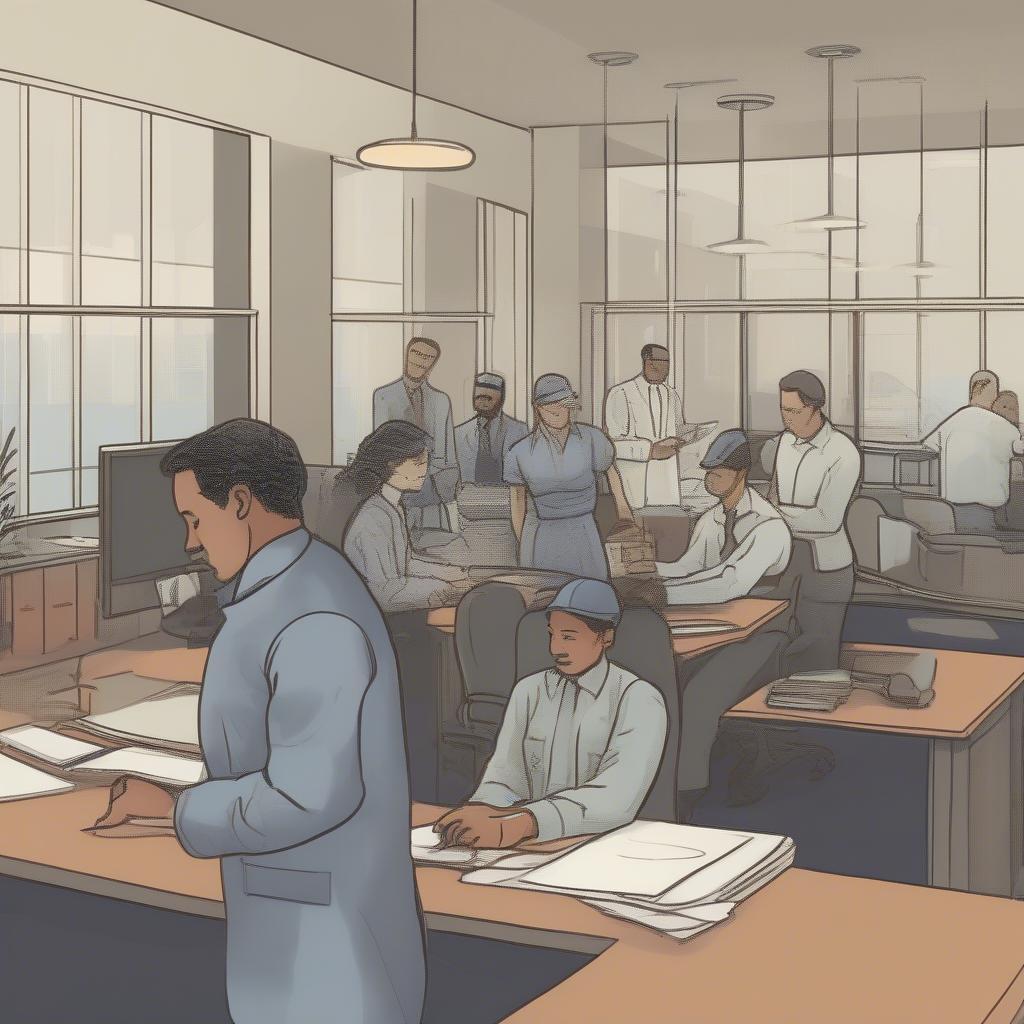 Labor Leasing Process Illustration