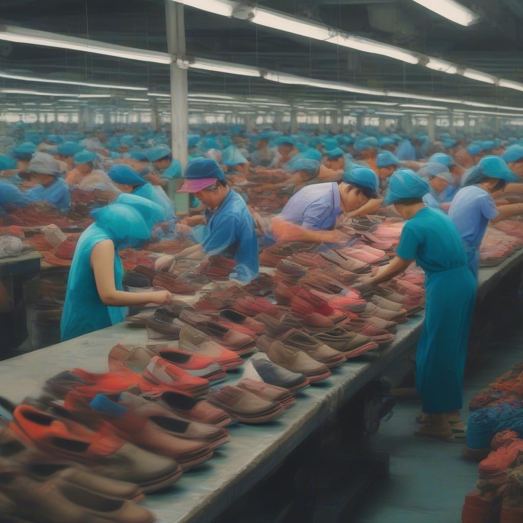 Công nghiệp da giày Việt Nam đang phát triển mạnh mẽ
