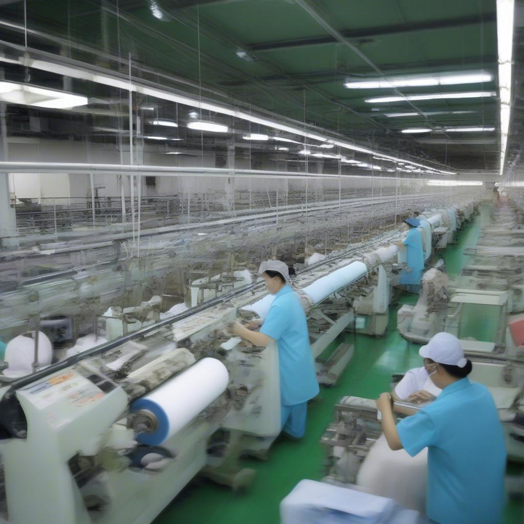 Công ty dệt may tại KCN Suối Tre