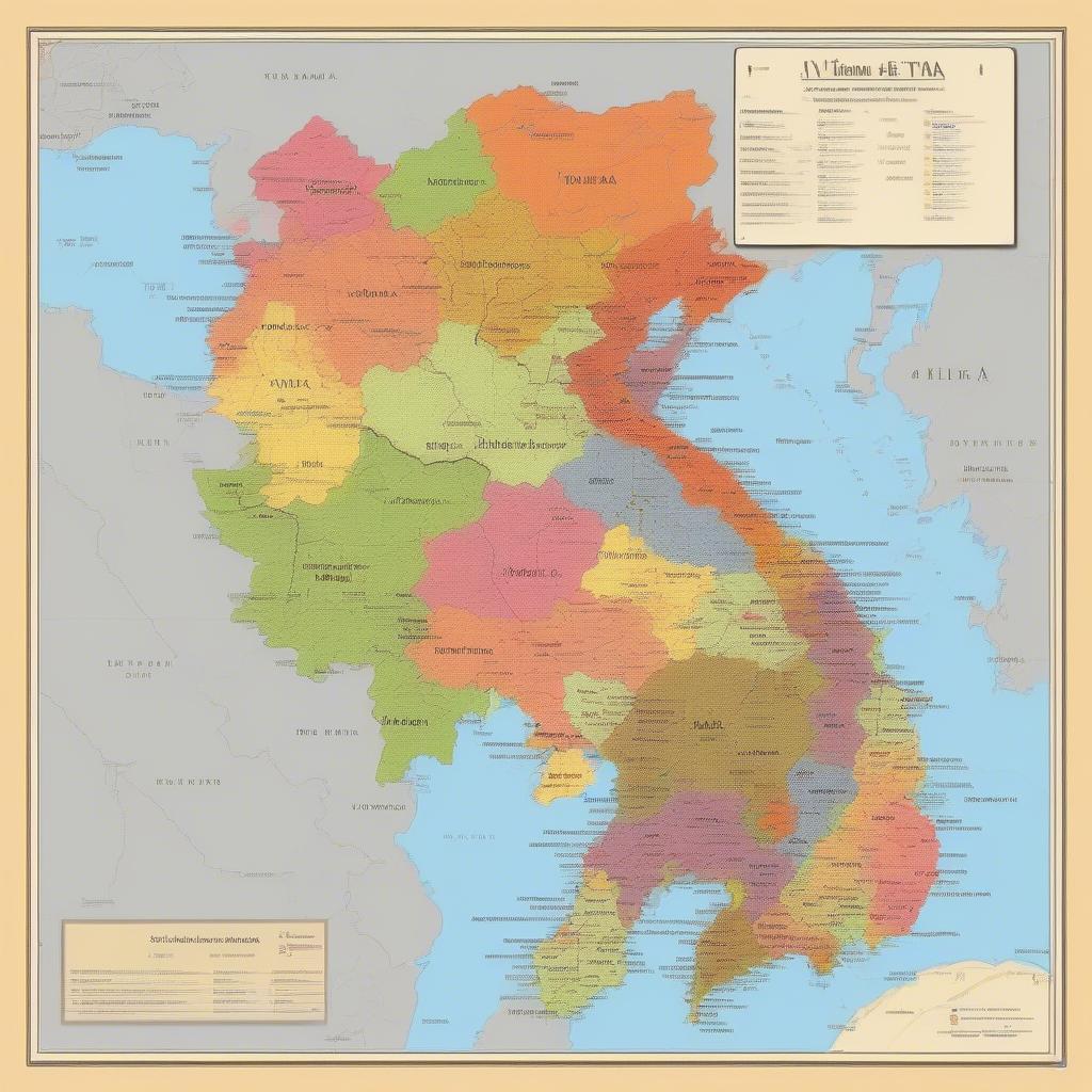 Bản đồ Việt Nam với 64 tỉnh thành
