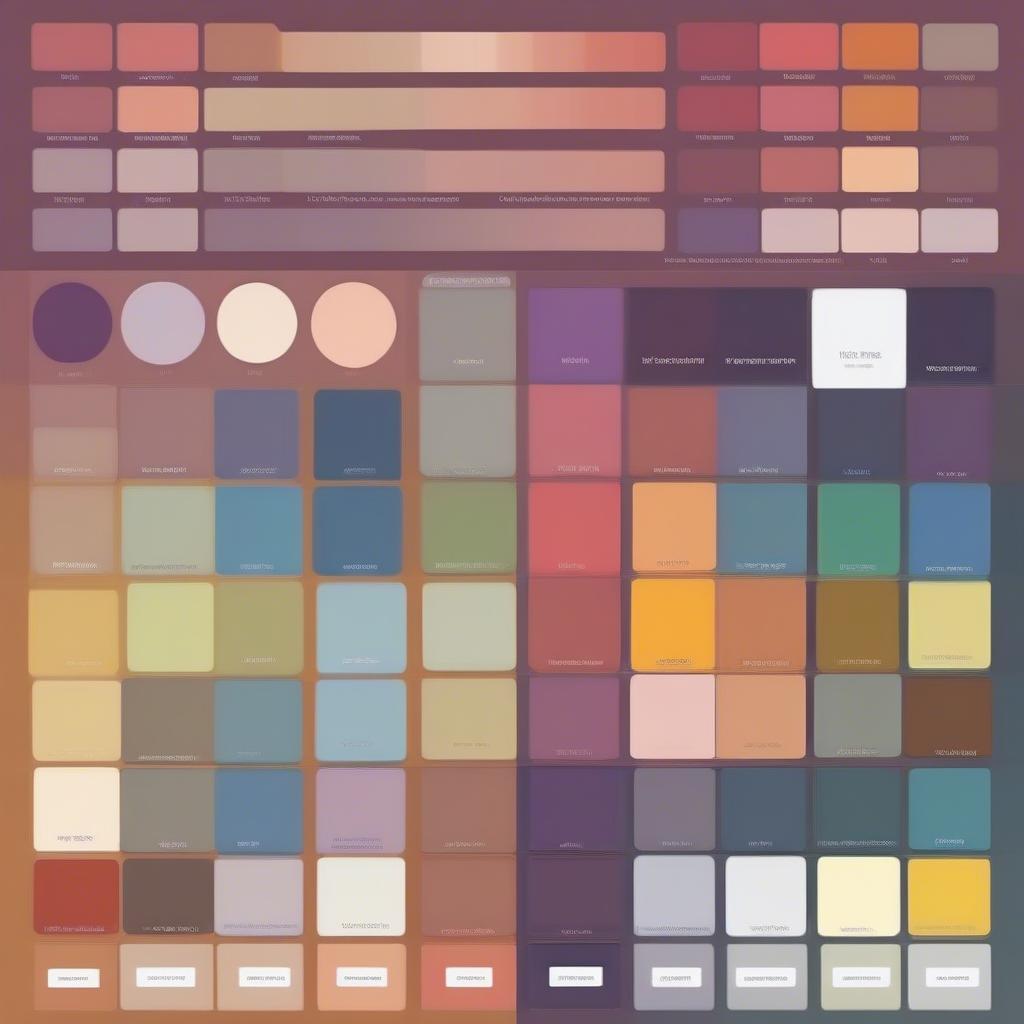 Basic Color Palette List