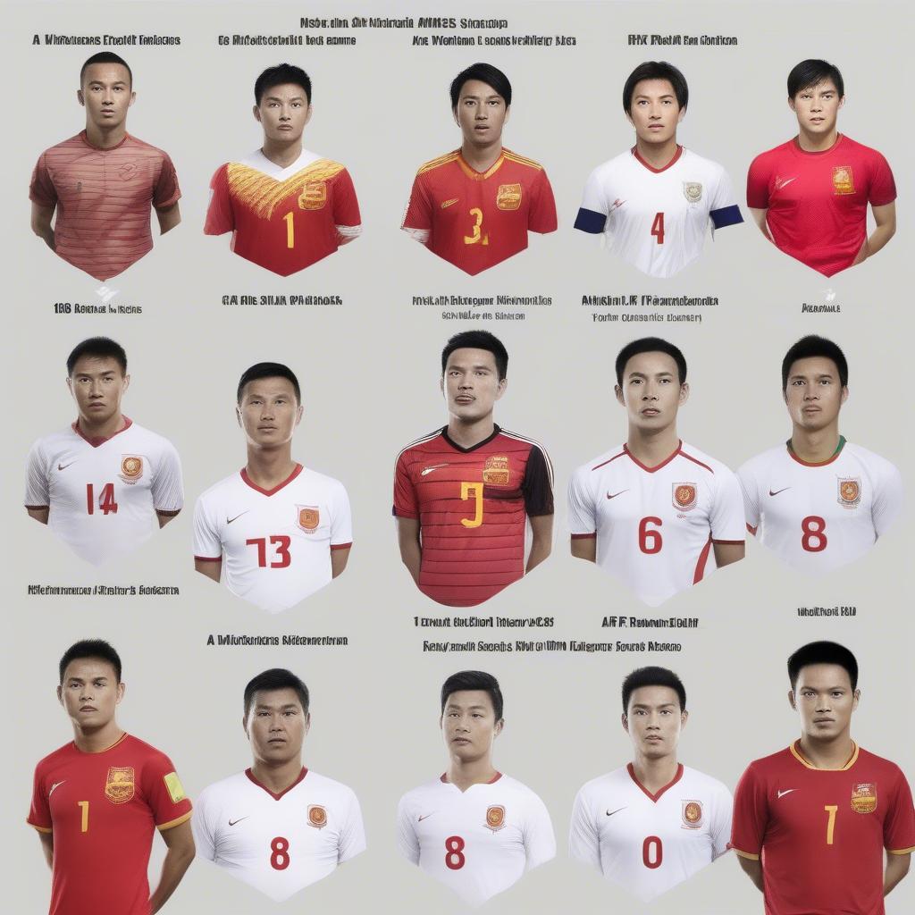 Danh sách cầu thủ Việt Nam AFF Cup 2016