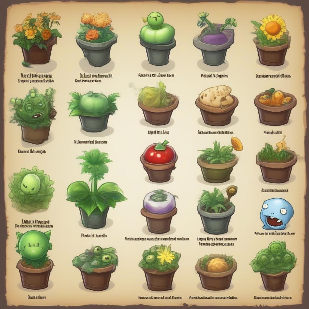 Danh sách cây trồng trong Plants vs. Zombies 2 7.1.3