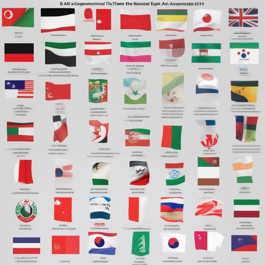 Danh sách dự Asian Cup 2019: Các đội tuyển