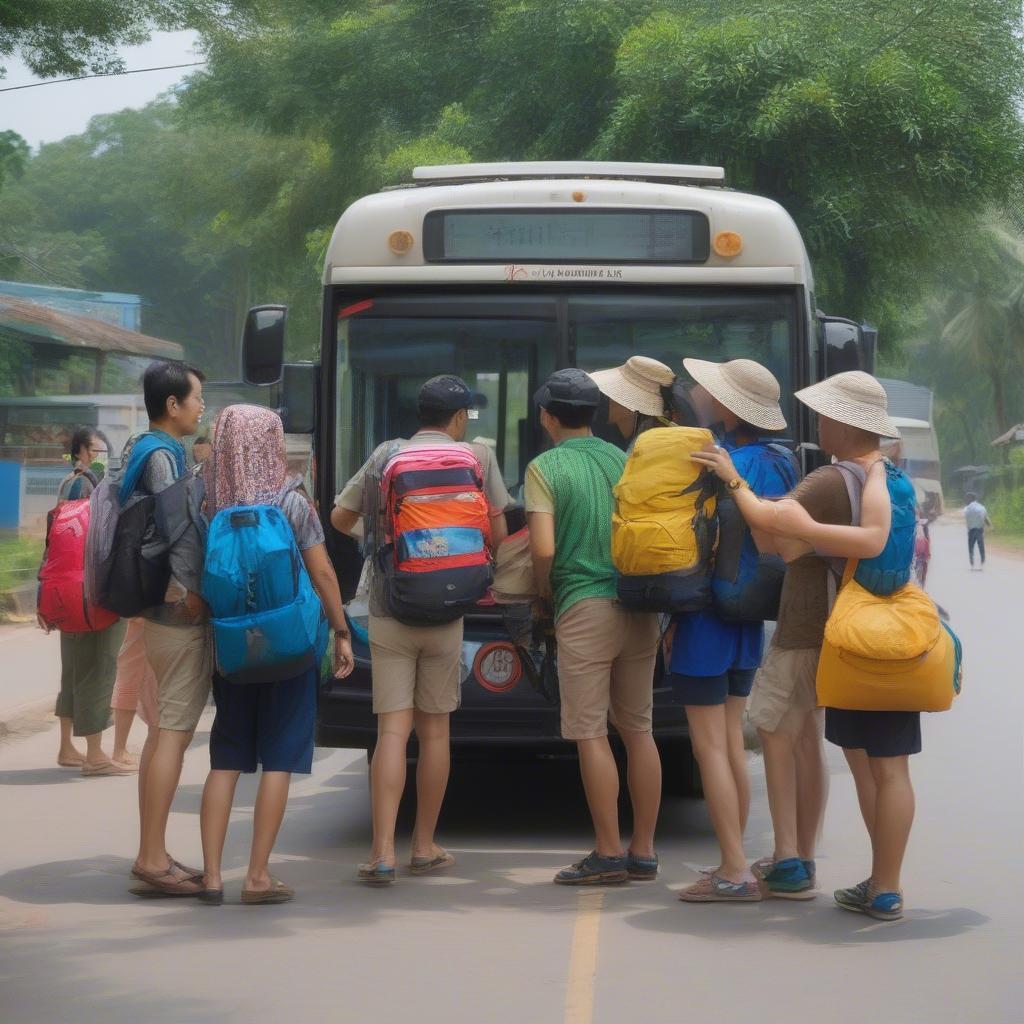 Di chuyển Tiền Giang bằng xe khách