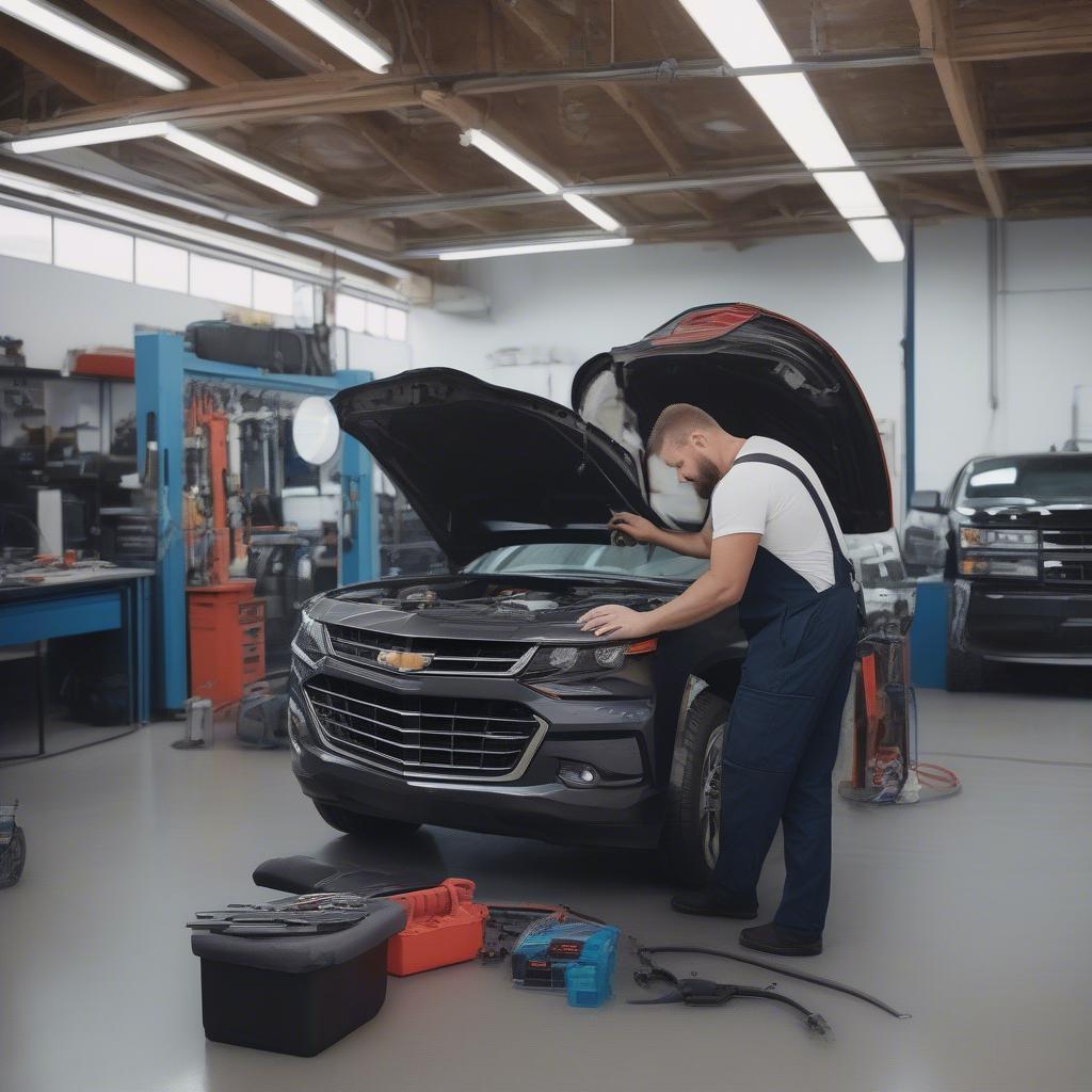 Dịch vụ sửa chữa Chevrolet tại đại lý
