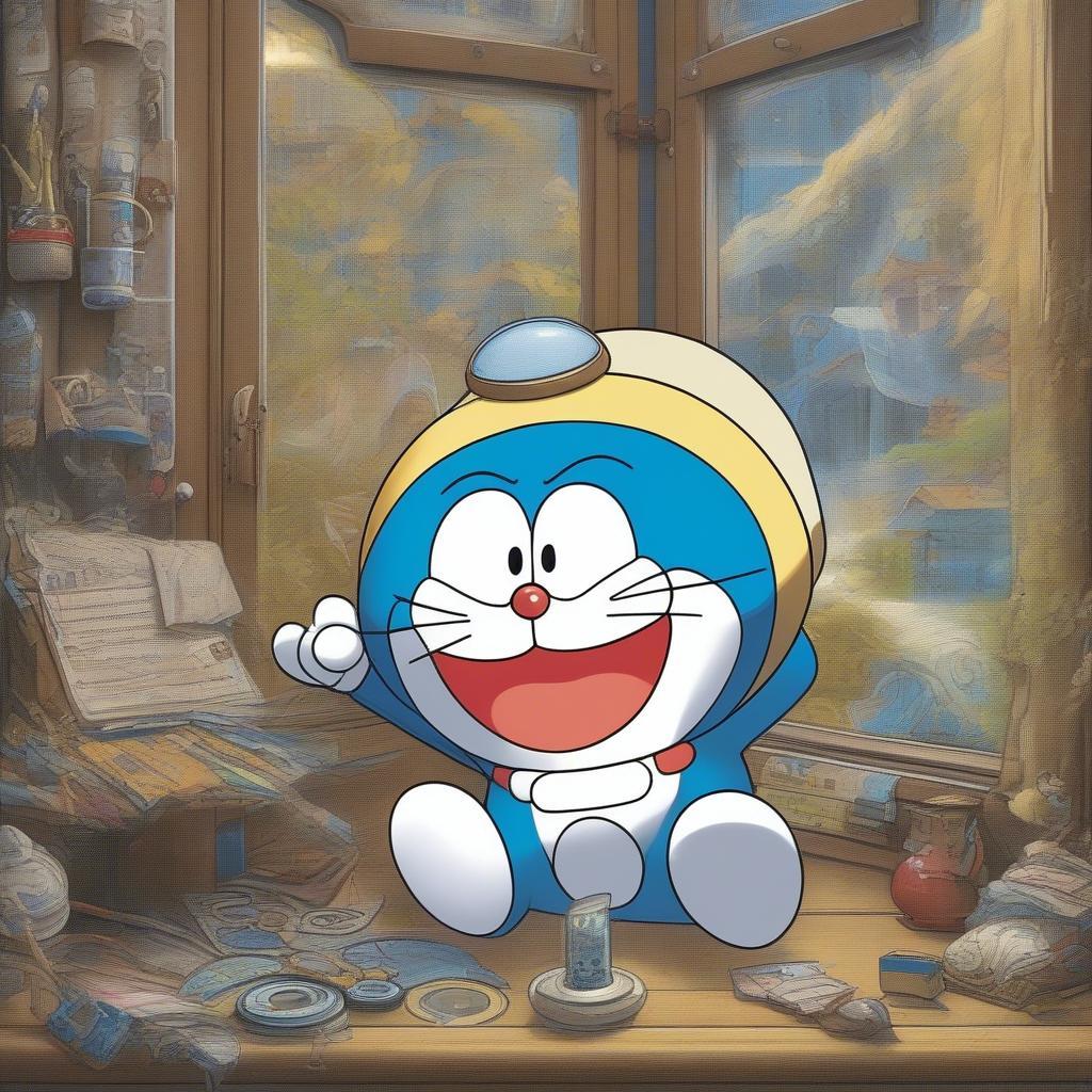 Doraemon sử dụng bảo bối thần kỳ