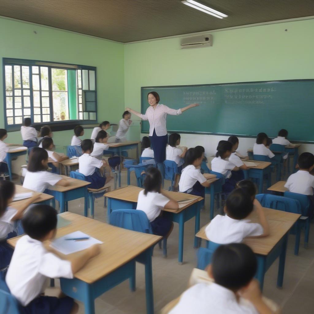 Giáo viên dạy học tại trường Minh Đạo