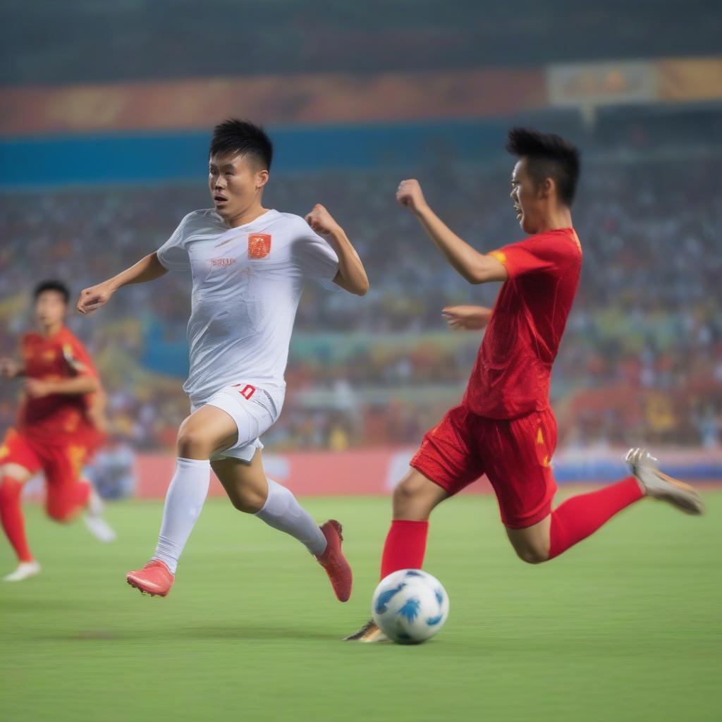 Hà Đức Chinh ghi bàn tại Seagame 30