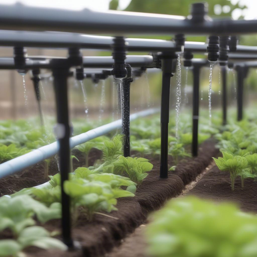 Hệ thống tưới tiêu tự động cho homefarm