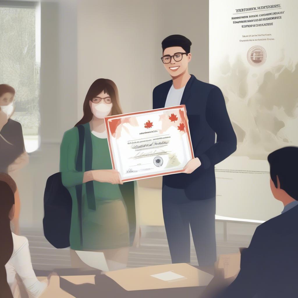 Hình ảnh học bổng Canada