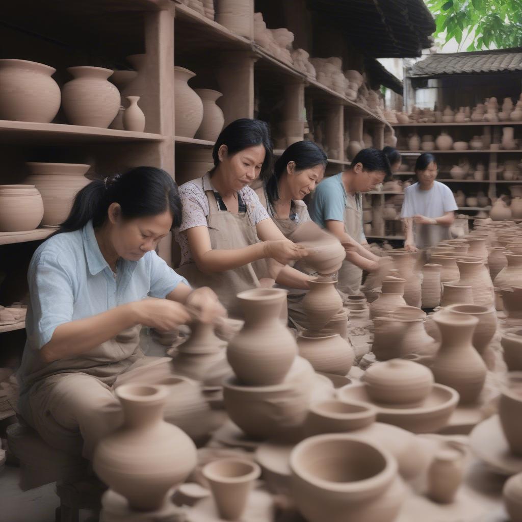 Làng nghề gốm Bát Tràng Hà Nội