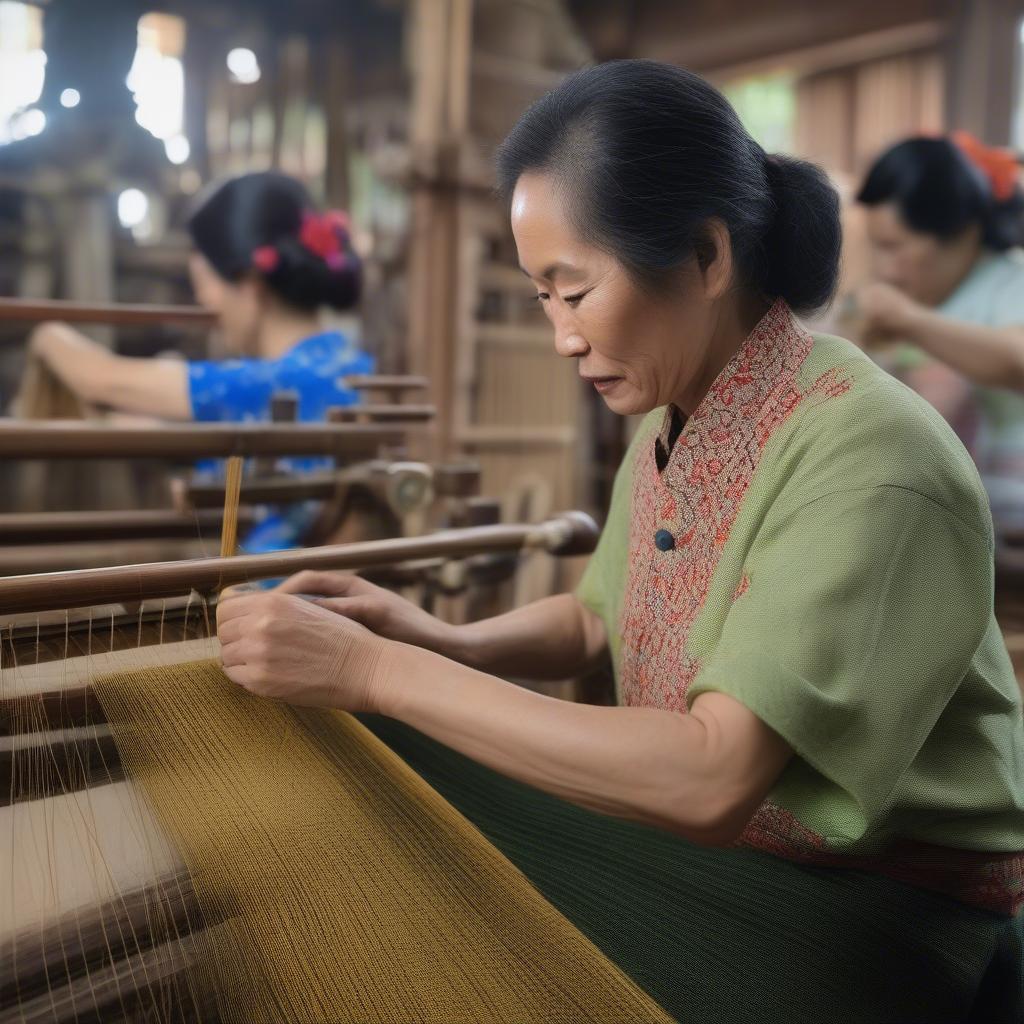 Làng nghề lụa Vạn Phúc Hà Nội