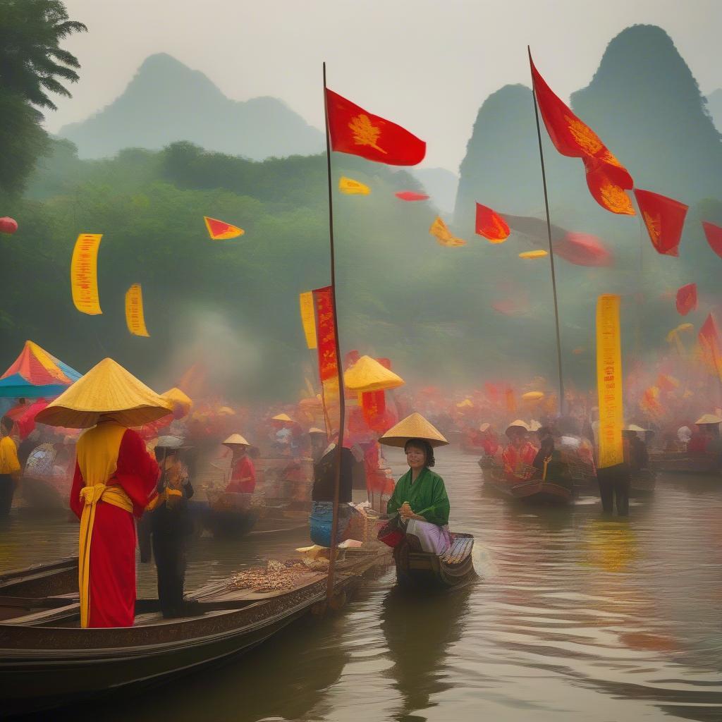 Lễ hội Chùa Hương đông đúc du khách