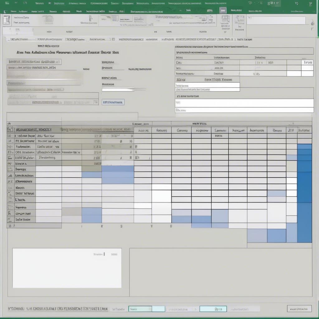 Mẫu danh sách điểm danh Excel