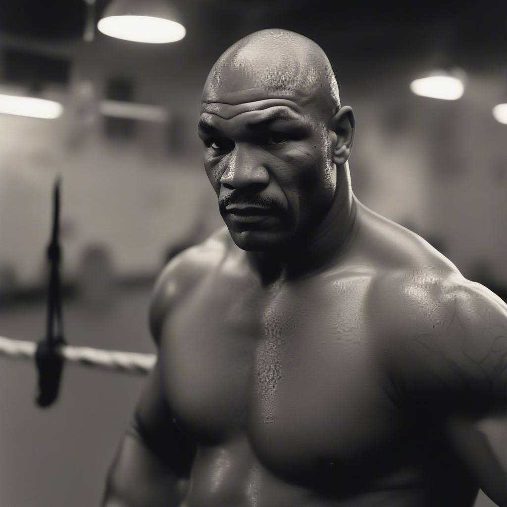 Mike Tyson tập luyện với cường độ cao