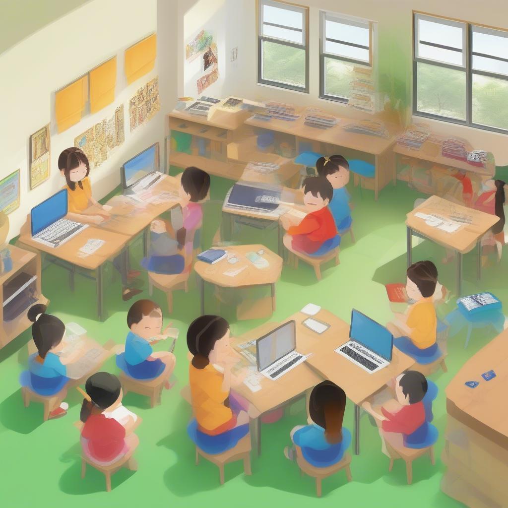 Môi trường học tập tiểu học Yên Bái