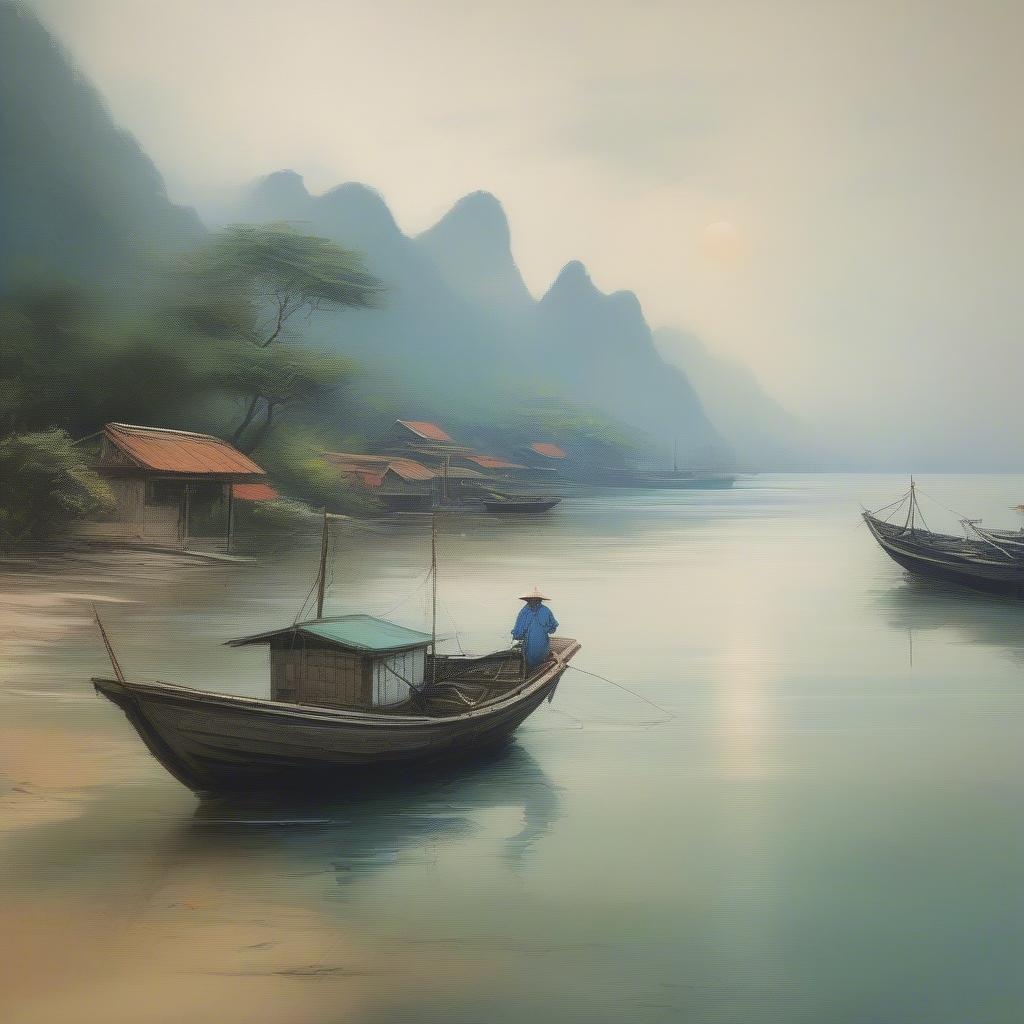 Hình ảnh nhạc vàng biển cạn quê hương