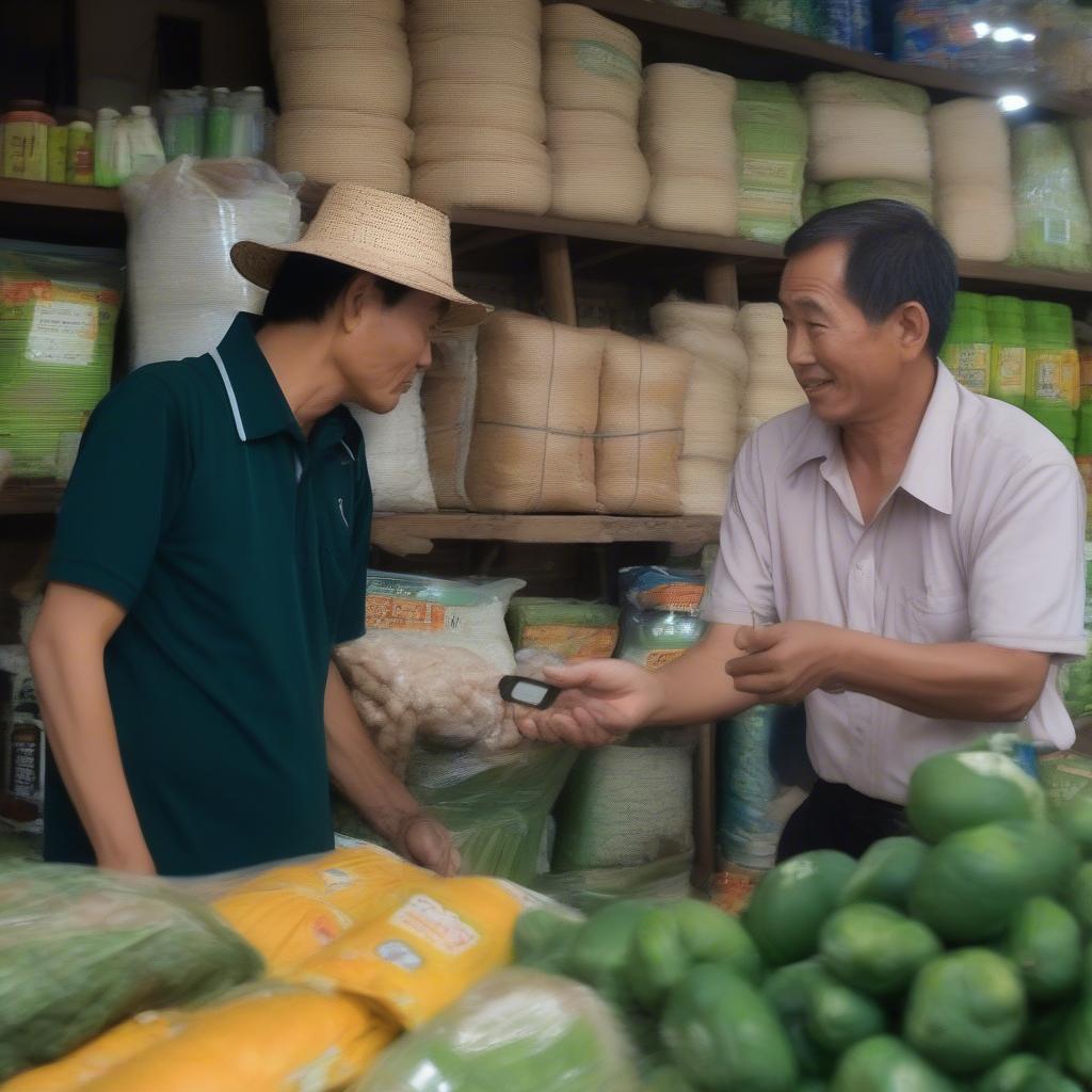 Nông dân Cần Thơ mua vật tư
