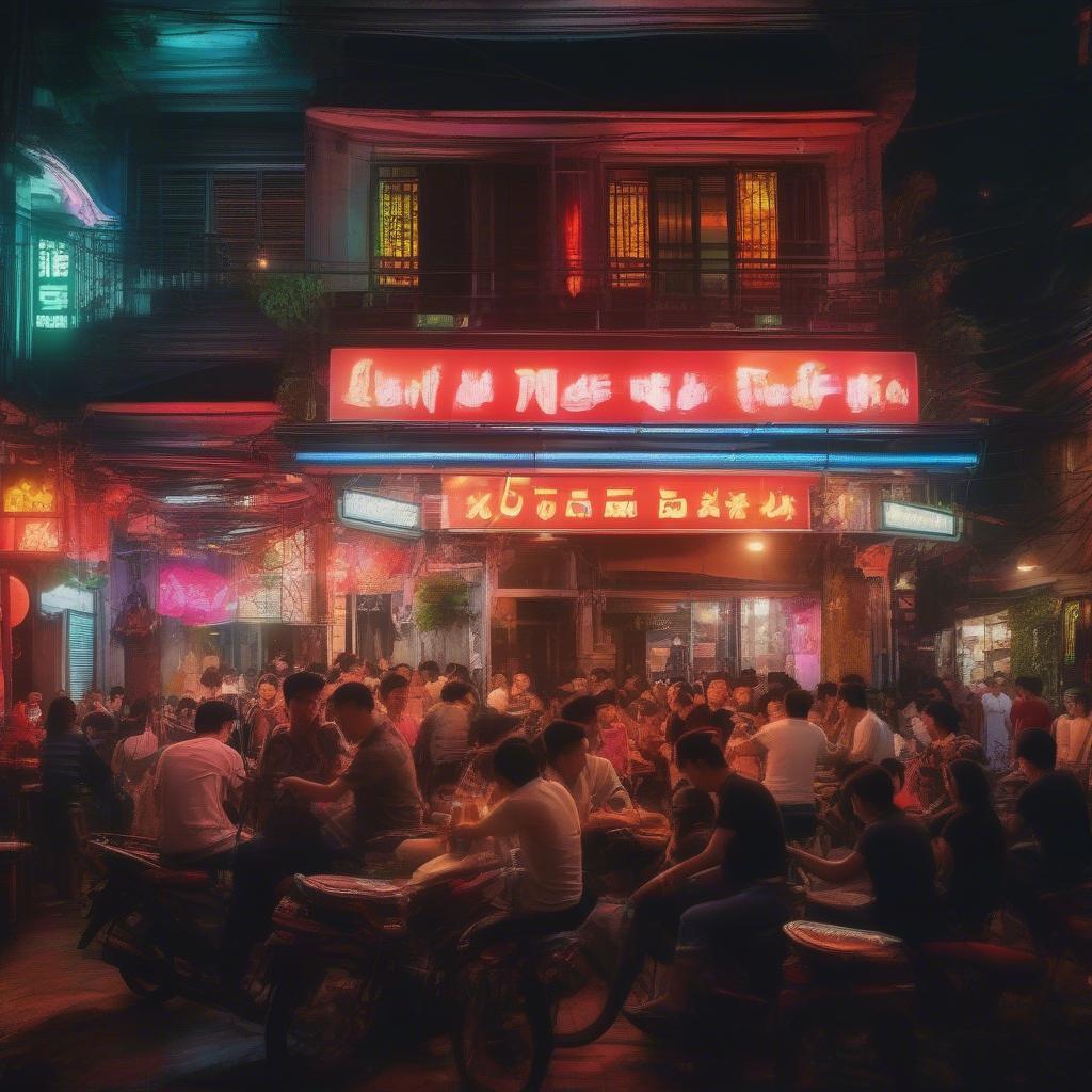 Quán bar Hà Nội về đêm lung linh, huyền ảo