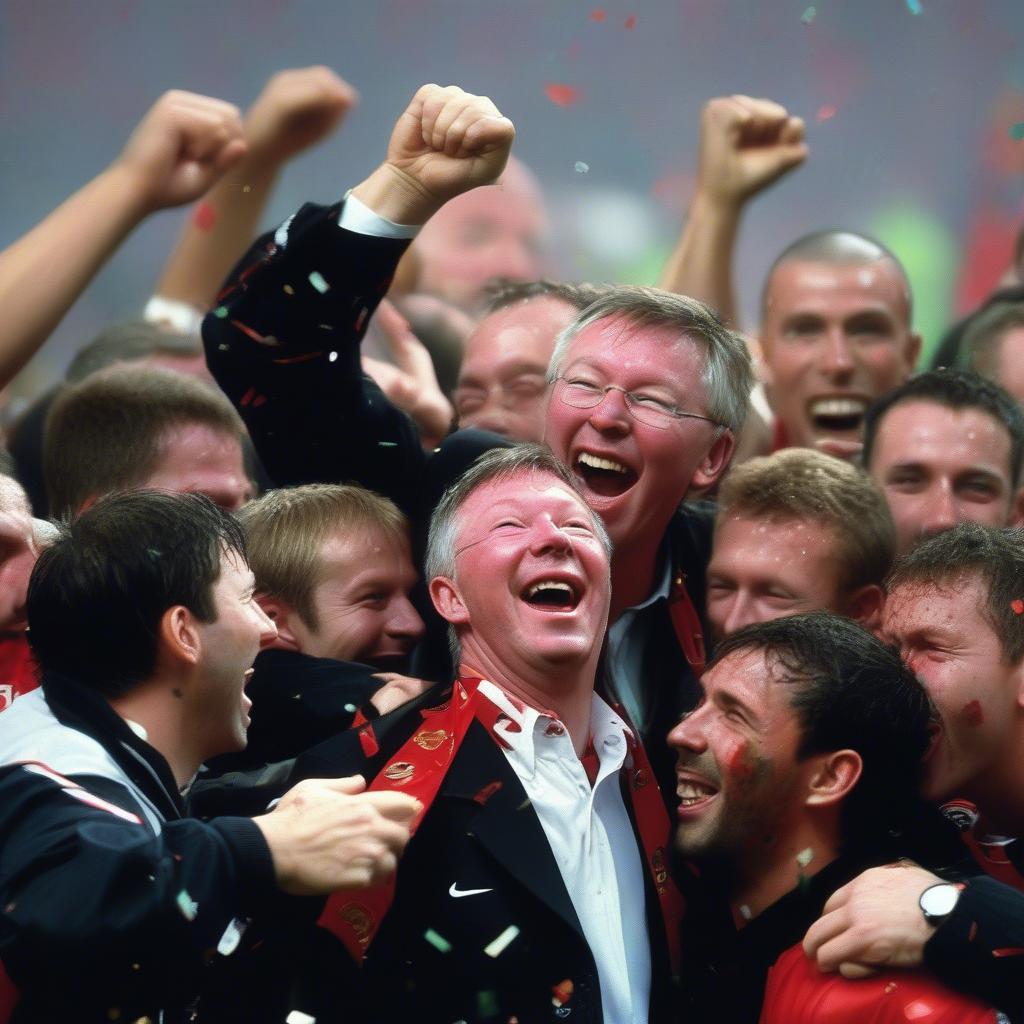 Sir Alex Ferguson và đội hình MU 1999
