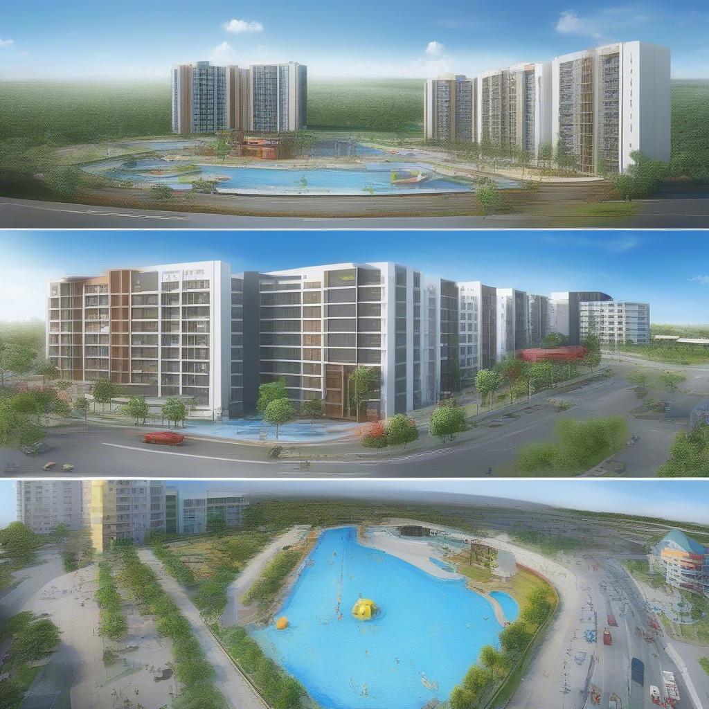 Tiện ích khu dân cư Biên Hòa: Hình ảnh về các tiện ích như hồ bơi, công viên, khu vui chơi trẻ em, trung tâm thương mại, trường học, bệnh viện... tại các khu dân cư ở Biên Hòa.