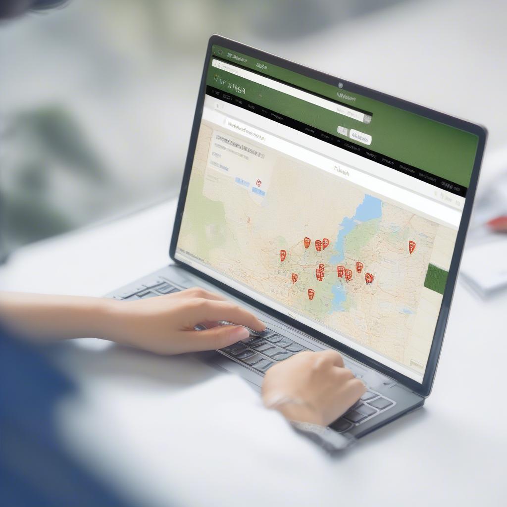 Tìm kiếm bưu cục VNPost trên website