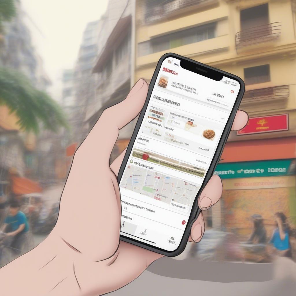 Tìm kiếm cửa hàng VinMart trên Google