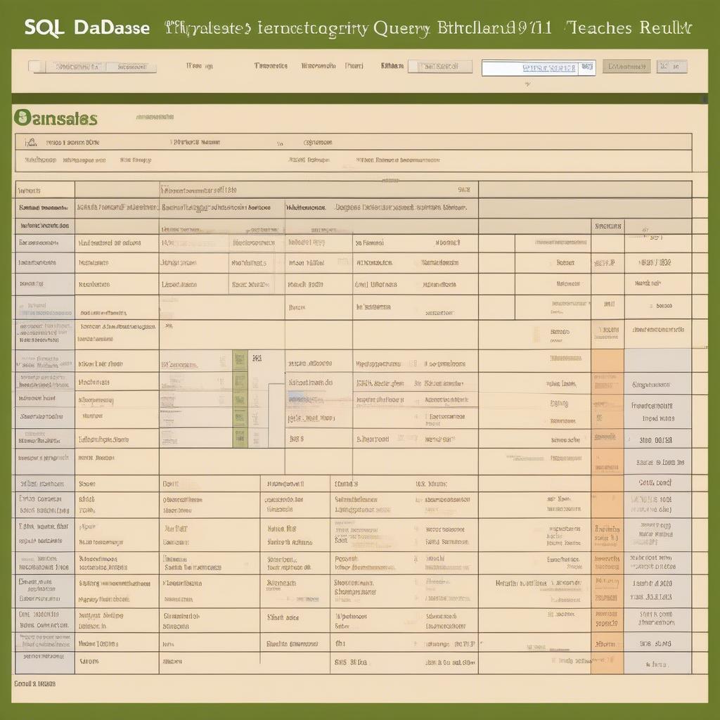 Xử lý dữ liệu giáo viên SQL