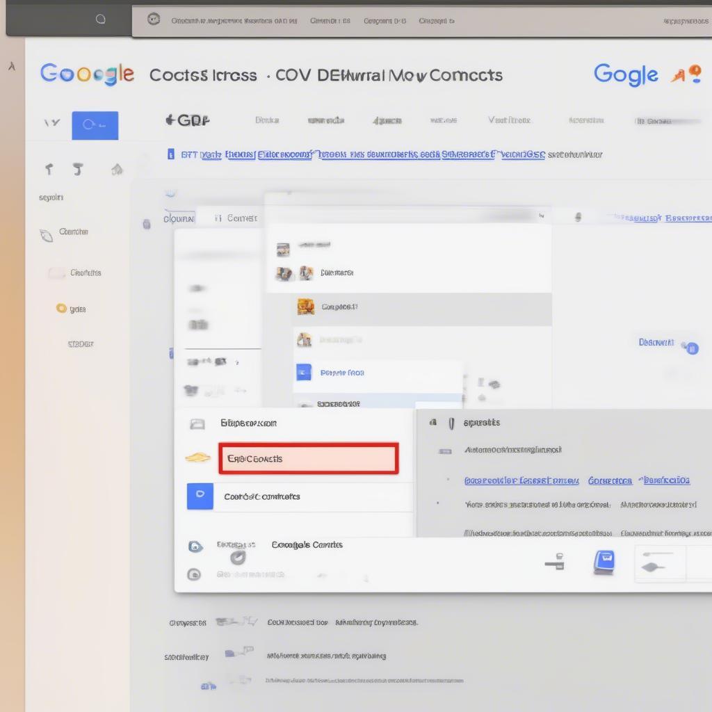 Xuất Danh Bạ Google